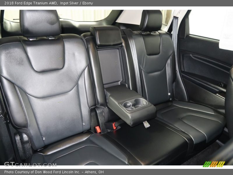 Ingot Silver / Ebony 2018 Ford Edge Titanium AWD