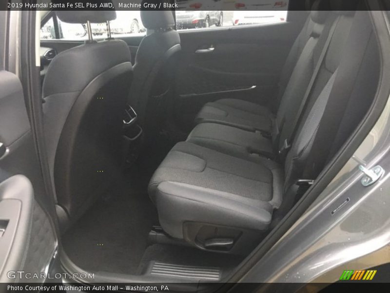 Machine Gray / Black 2019 Hyundai Santa Fe SEL Plus AWD