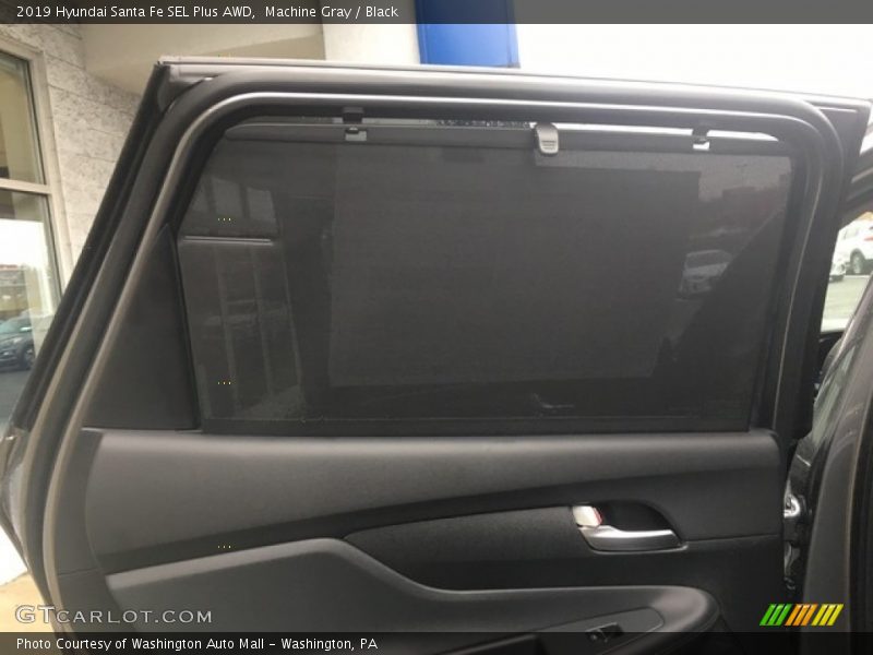 Machine Gray / Black 2019 Hyundai Santa Fe SEL Plus AWD
