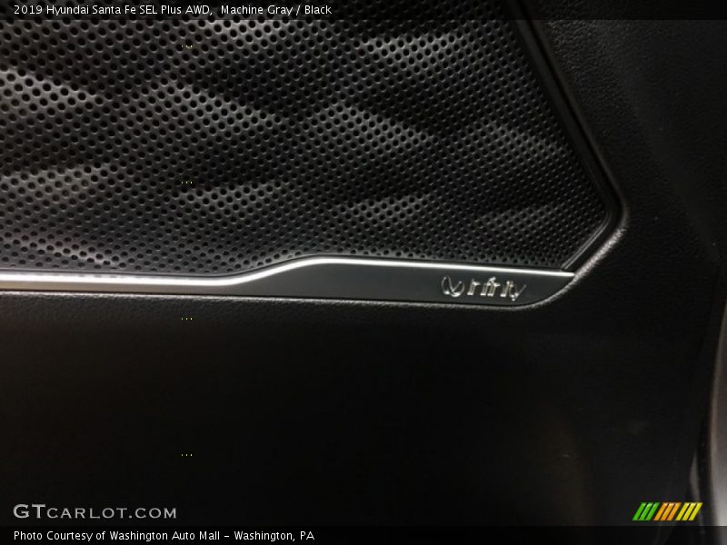 Machine Gray / Black 2019 Hyundai Santa Fe SEL Plus AWD