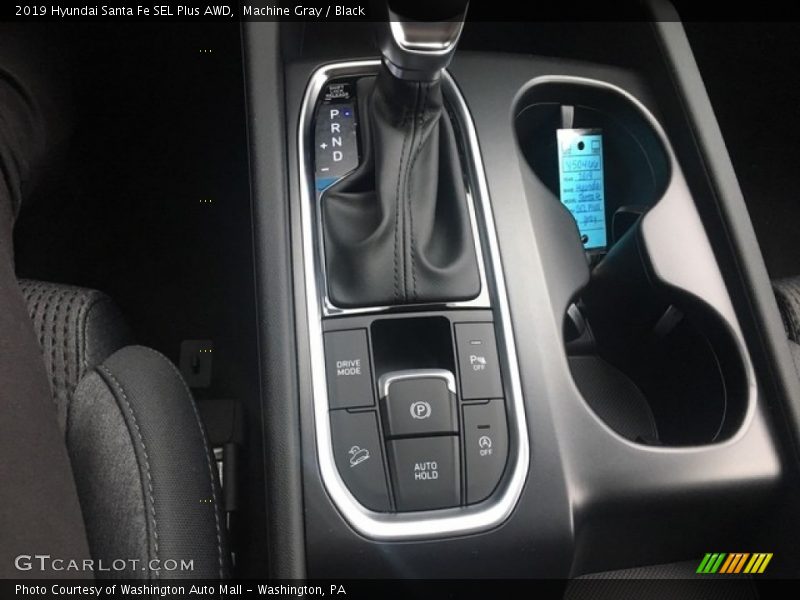 Machine Gray / Black 2019 Hyundai Santa Fe SEL Plus AWD