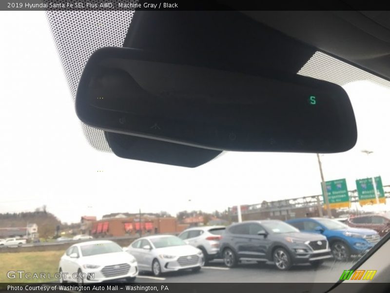 Machine Gray / Black 2019 Hyundai Santa Fe SEL Plus AWD