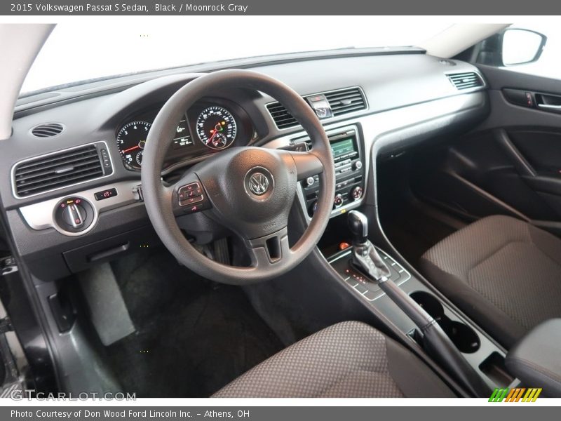 Black / Moonrock Gray 2015 Volkswagen Passat S Sedan