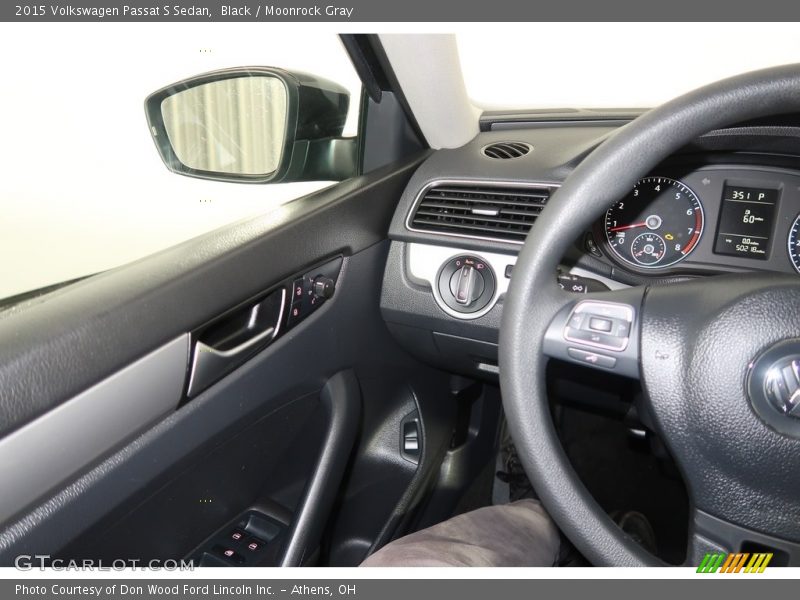 Black / Moonrock Gray 2015 Volkswagen Passat S Sedan