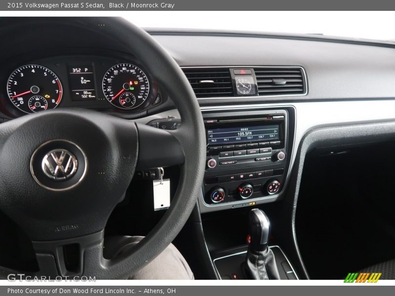 Black / Moonrock Gray 2015 Volkswagen Passat S Sedan