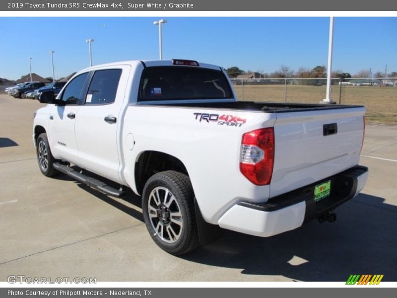 Super White / Graphite 2019 Toyota Tundra SR5 CrewMax 4x4