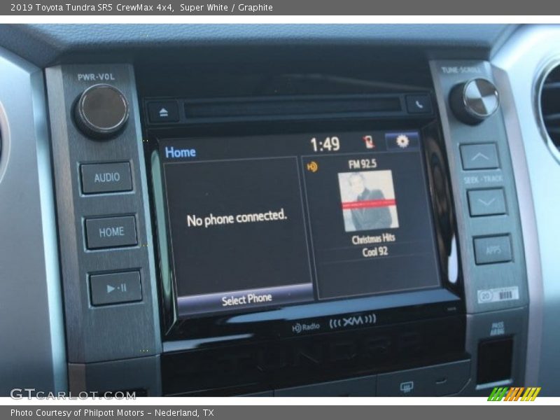 Super White / Graphite 2019 Toyota Tundra SR5 CrewMax 4x4
