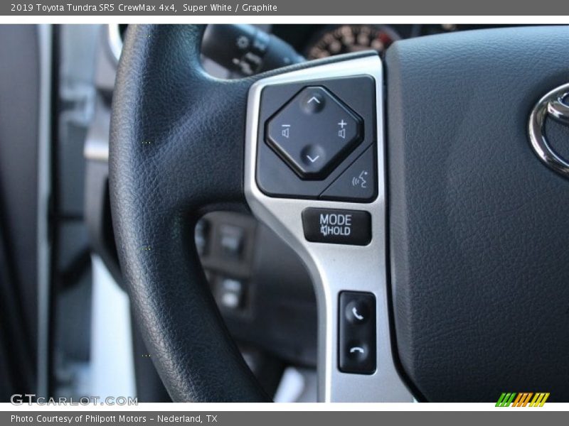 Super White / Graphite 2019 Toyota Tundra SR5 CrewMax 4x4