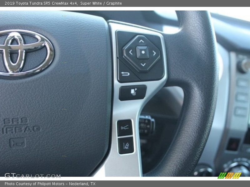 Super White / Graphite 2019 Toyota Tundra SR5 CrewMax 4x4