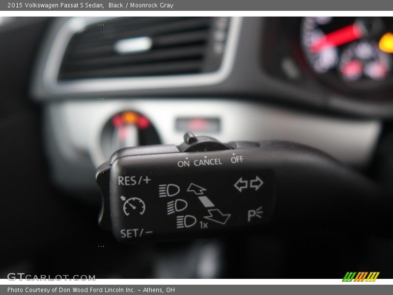 Black / Moonrock Gray 2015 Volkswagen Passat S Sedan