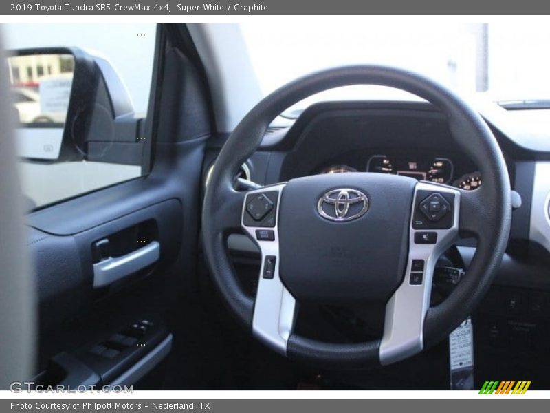 Super White / Graphite 2019 Toyota Tundra SR5 CrewMax 4x4