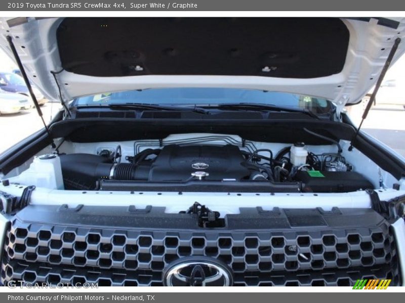 Super White / Graphite 2019 Toyota Tundra SR5 CrewMax 4x4