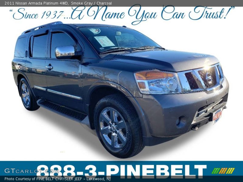Smoke Gray / Charcoal 2011 Nissan Armada Platinum 4WD