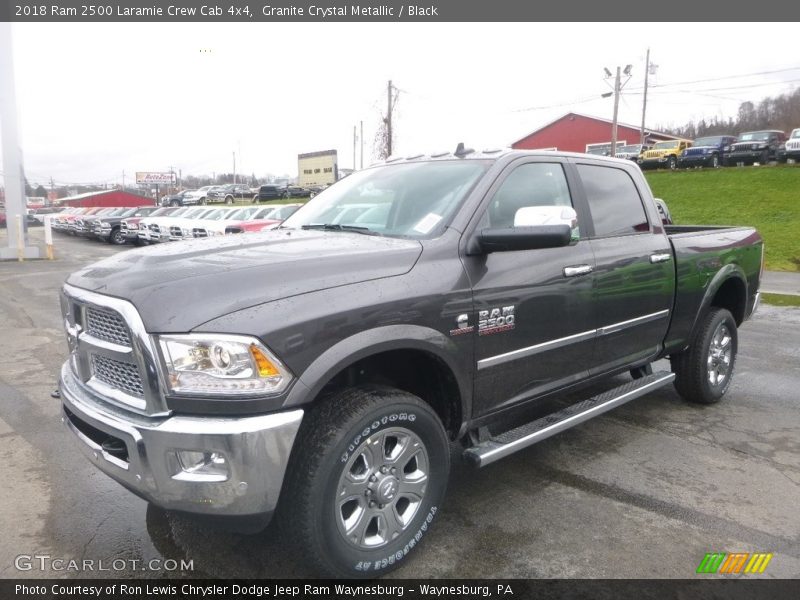 Granite Crystal Metallic / Black 2018 Ram 2500 Laramie Crew Cab 4x4