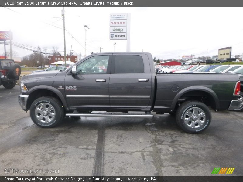 Granite Crystal Metallic / Black 2018 Ram 2500 Laramie Crew Cab 4x4