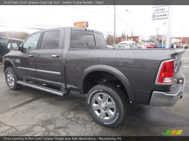 Granite Crystal Metallic / Black 2018 Ram 2500 Laramie Crew Cab 4x4