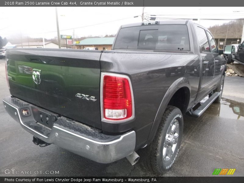 Granite Crystal Metallic / Black 2018 Ram 2500 Laramie Crew Cab 4x4