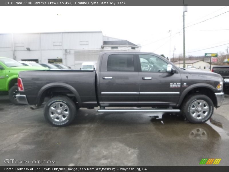 Granite Crystal Metallic / Black 2018 Ram 2500 Laramie Crew Cab 4x4