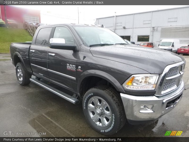 Granite Crystal Metallic / Black 2018 Ram 2500 Laramie Crew Cab 4x4