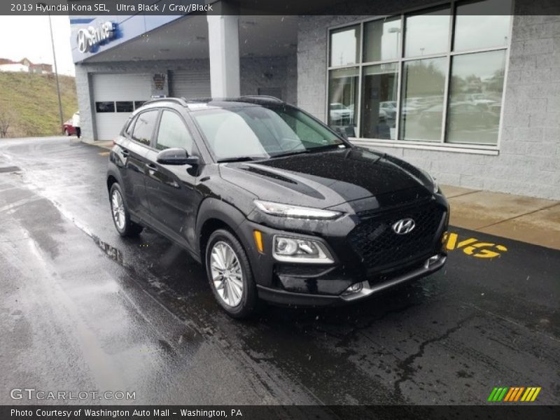 Ultra Black / Gray/Black 2019 Hyundai Kona SEL