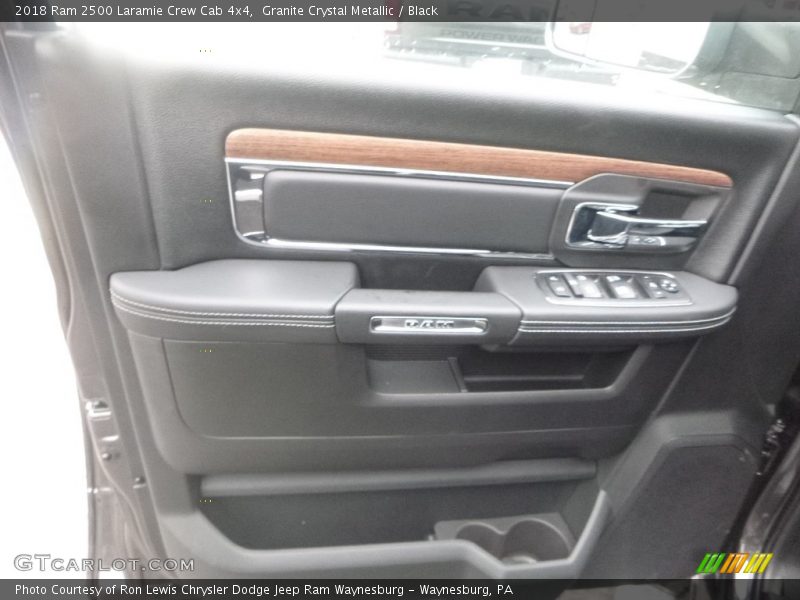 Granite Crystal Metallic / Black 2018 Ram 2500 Laramie Crew Cab 4x4