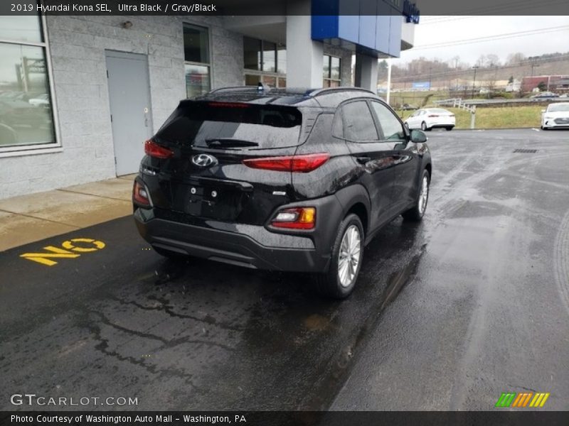 Ultra Black / Gray/Black 2019 Hyundai Kona SEL