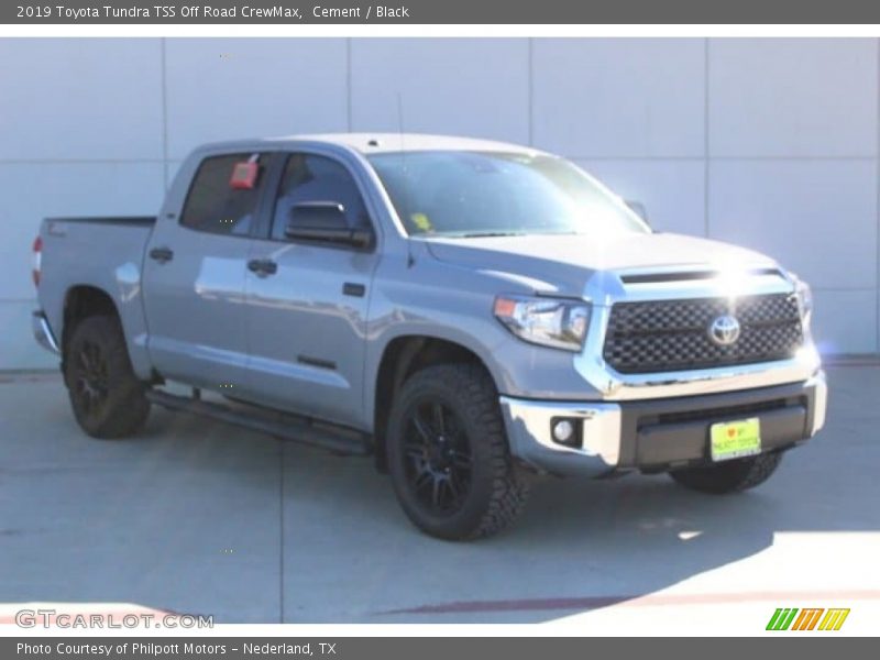 Cement / Black 2019 Toyota Tundra TSS Off Road CrewMax