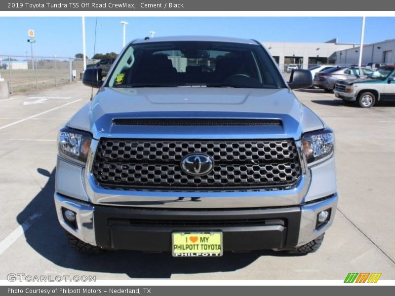 Cement / Black 2019 Toyota Tundra TSS Off Road CrewMax