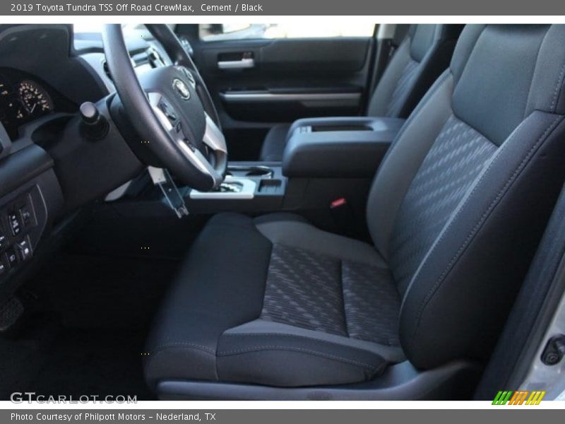 Front Seat of 2019 Tundra TSS Off Road CrewMax