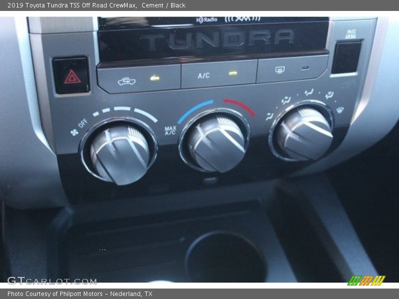 Controls of 2019 Tundra TSS Off Road CrewMax