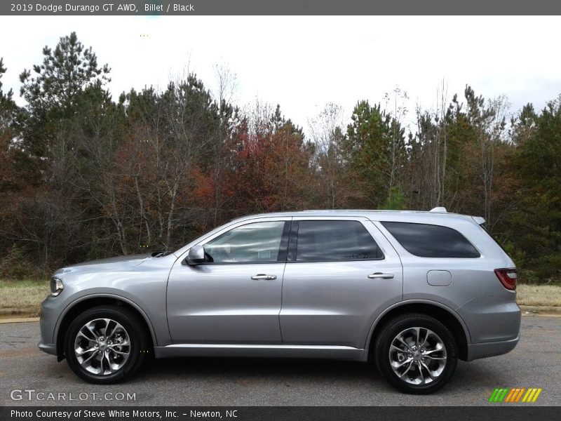 Billet / Black 2019 Dodge Durango GT AWD