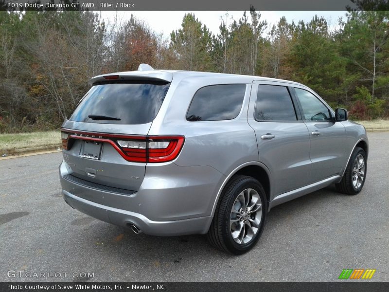 Billet / Black 2019 Dodge Durango GT AWD