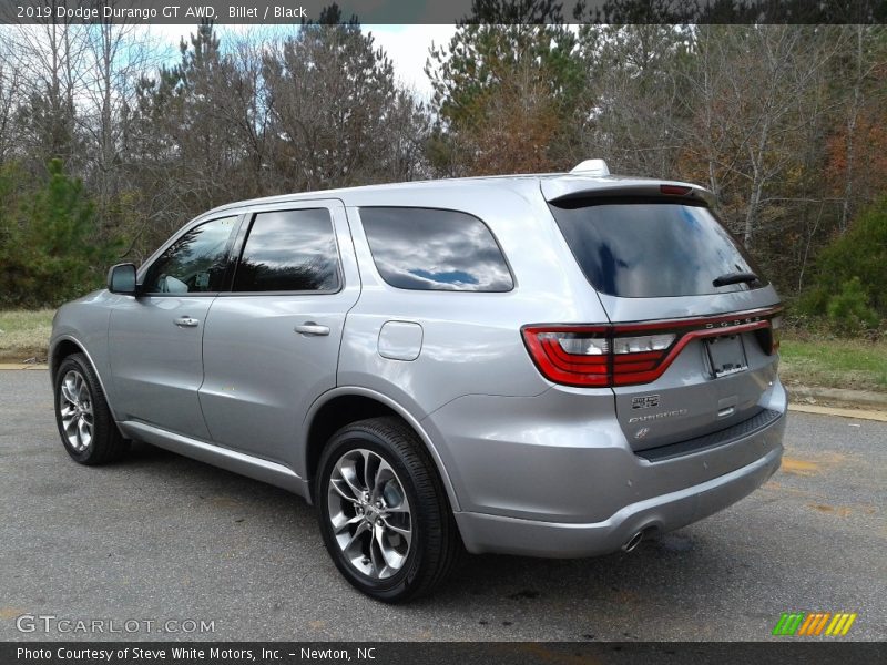 Billet / Black 2019 Dodge Durango GT AWD