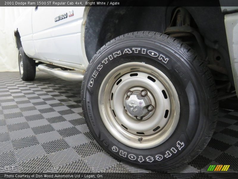 Bright White / Agate 2001 Dodge Ram 1500 ST Regular Cab 4x4