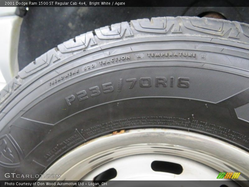 Bright White / Agate 2001 Dodge Ram 1500 ST Regular Cab 4x4