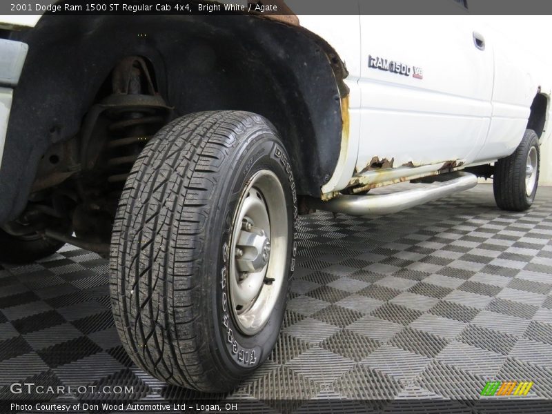 Bright White / Agate 2001 Dodge Ram 1500 ST Regular Cab 4x4