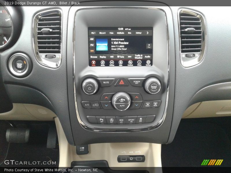 Billet / Black 2019 Dodge Durango GT AWD