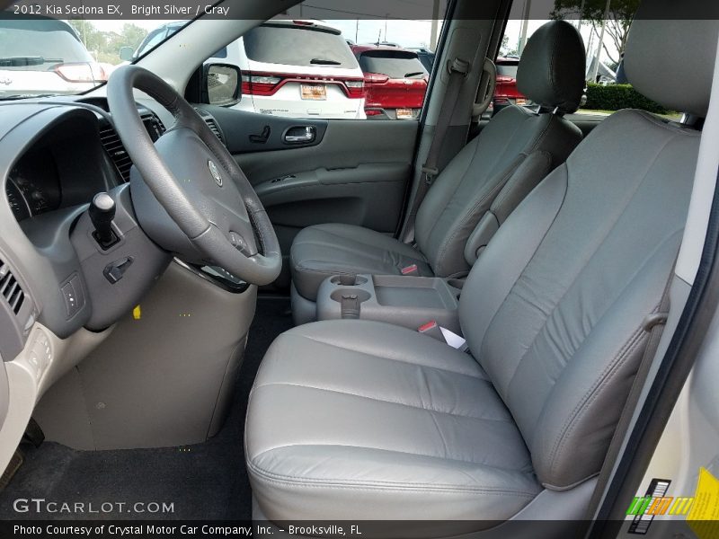 Bright Silver / Gray 2012 Kia Sedona EX