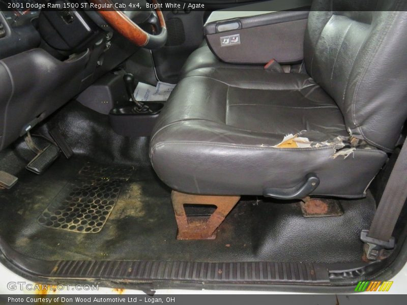 Bright White / Agate 2001 Dodge Ram 1500 ST Regular Cab 4x4