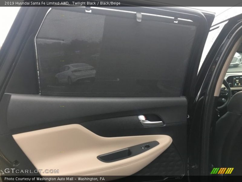 Twilight Black / Black/Beige 2019 Hyundai Santa Fe Limited AWD