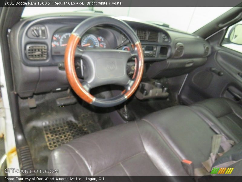 Bright White / Agate 2001 Dodge Ram 1500 ST Regular Cab 4x4