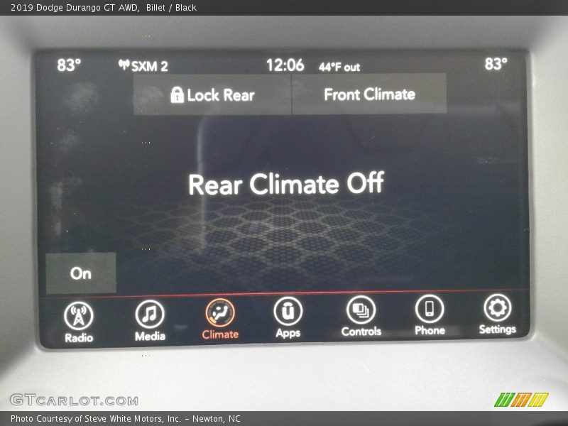 Billet / Black 2019 Dodge Durango GT AWD