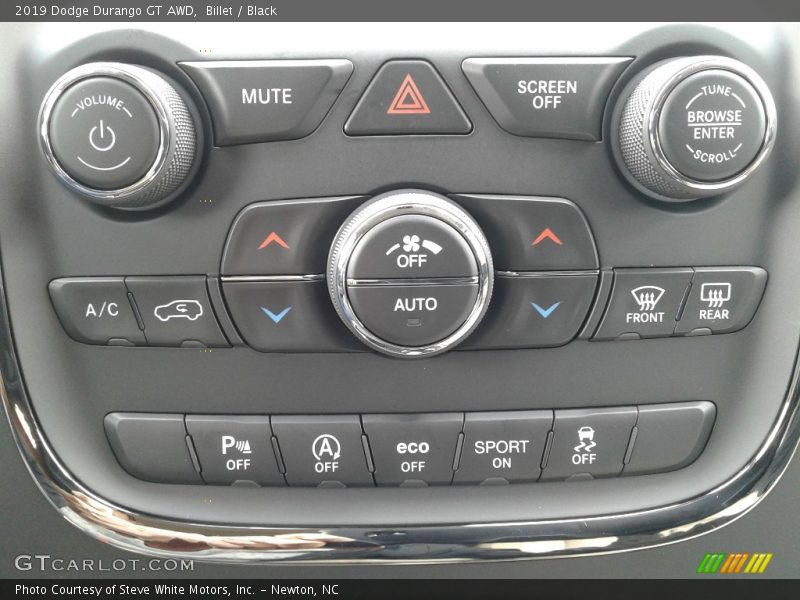 Billet / Black 2019 Dodge Durango GT AWD