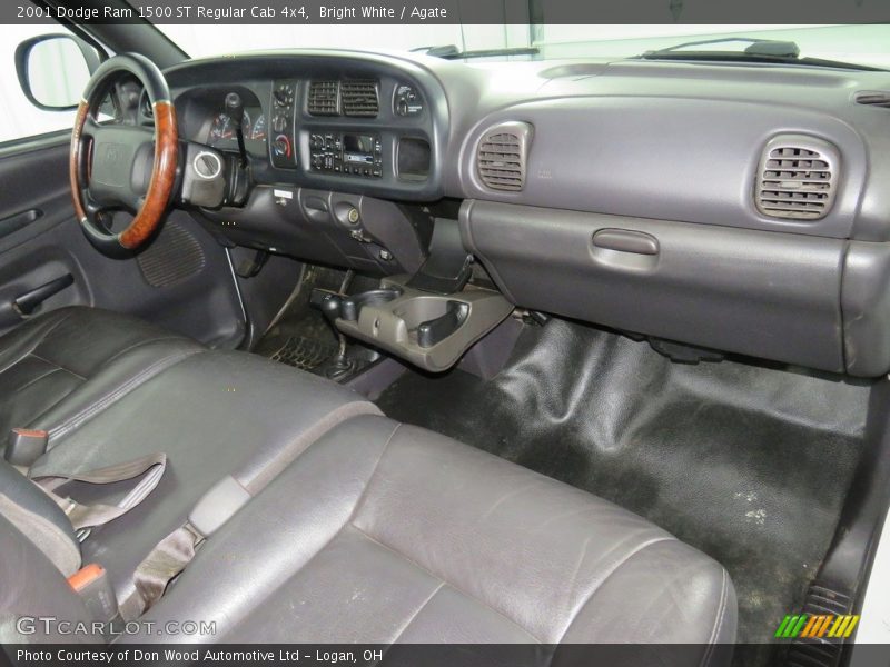 Bright White / Agate 2001 Dodge Ram 1500 ST Regular Cab 4x4
