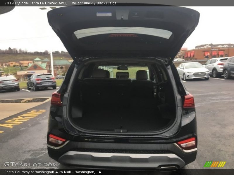 Twilight Black / Black/Beige 2019 Hyundai Santa Fe Limited AWD