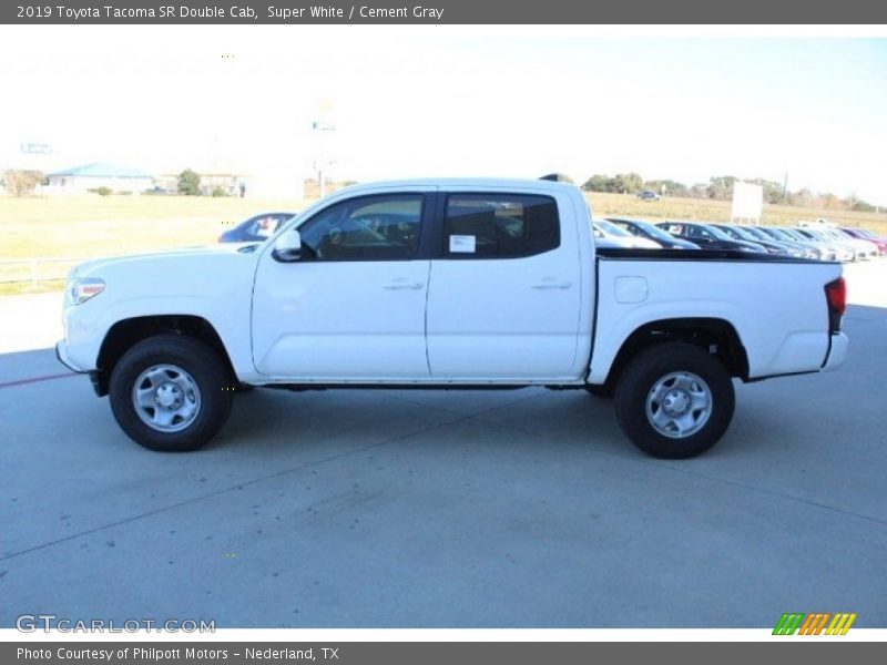  2019 Tacoma SR Double Cab Super White