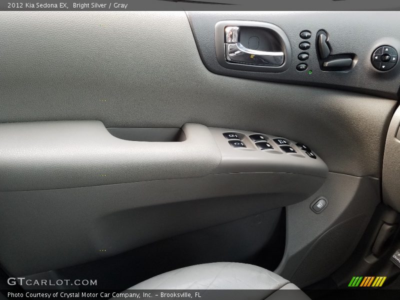 Bright Silver / Gray 2012 Kia Sedona EX