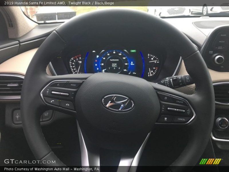  2019 Santa Fe Limited AWD Steering Wheel