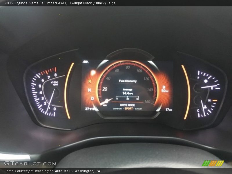  2019 Santa Fe Limited AWD Limited AWD Gauges