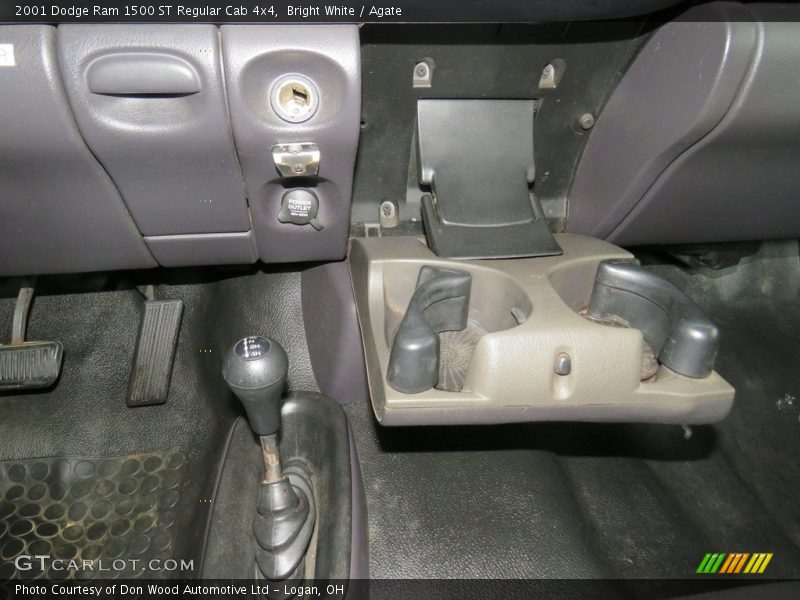 Bright White / Agate 2001 Dodge Ram 1500 ST Regular Cab 4x4